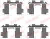 Комплектуючі, колодки дискового гальма QUICK BRAKE 109-1205