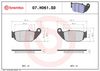 BREMBO Brake Pad Set, disc brake 07HO61SD