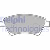 Комплект гальмівних колодок, дискове гальмо DELPHI LP1730