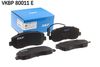 Комплект гальмівних колодок, дискове гальмо SKF VKBP 80011 E (25147, 25165)