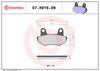 BREMBO Brake Pad Set, disc brake 07HO1609