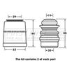 FIRST LINE Dust Cover Kit, shock absorber FPK7074