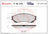 BREMBO Brake Pad Set, disc brake P 52 019