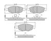 Ferodo Brake Pad Set, disc brake FDB1550