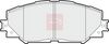 APEC Brake Pad Set, disc brake PAD1593