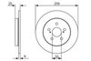 Гальмівний диск BOSCH 0 986 479 721 (BD1553)