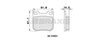 Комплект гальмівних колодок, дискове гальмо BRAXIS AA0468