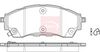 APEC Brake Pad Set, disc brake PAD2343