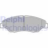 Комплект тормозных колодок, дисковый тормоз DELPHI LP1634 (23442, 23443, 23444, D774)