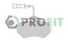 Комплект гальмівних колодок, дискове гальмо PROFIT 5000-0954