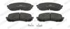Комплект тормозных колодок, дисковый тормоз FERODO FDB1863 (24372)