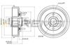 Тормозной барабан BREMSI CR5654 (DR5654)