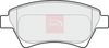 APEC Brake Pad Set, disc brake PAD1308