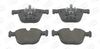 Комплект тормозных колодок, дисковый тормоз CHAMPION 573271CH