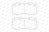 Sada brzdových destiček, kotoučová brzda 2937409560