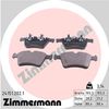 Комплект тормозных колодок, дисковый тормоз ZIMMERMANN 24151.202.1 (24151, 24152)