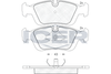 Комплект гальмівних колодок, дискове гальмо ICER 180801 (21292, 21293, 21643, 21644, 21916, 21921, D558-7437)