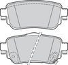 комплект спирачно феродо, дискови спирачки