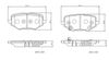 BREMBO Brake Pad Set, disc brake P 08 001E