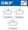 SKF Brake Pad Set, disc brake VKBP 80913 A