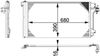 Mahle AC 672 000P Condenser, air conditioning