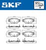 Комплект гальмівних колодок, дискове гальмо SKF VKBP 90806 A (23258, 23259, 23262, 23263)