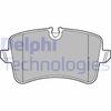 Комплект гальмівних колодок, дискове гальмо DELPHI LP2446 (24606, 25214, D1547)