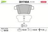 Sada brzdových destiček, kotoučová brzda 301740A