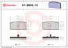 BREMBO Brake Pad Set, disc brake 07GR5915