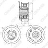Натяжний ролик, ремінь ГРМ GMB GTB0270
