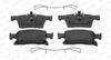 Комплект тормозных колодок, дисковый тормоз FERODO FDB4934 (22345, 22346)