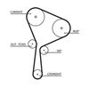 Gates Water Pump & Timing Belt Kit KP15654XS