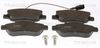 комплект спирачно феродо, дискови спирачки