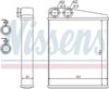 Nissens Heat Exchanger, interior heating 72047