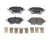 Комплект тормозных колодок, дисковый тормоз JAPANPARTS PP-263AF
