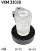 SKF Tensioner Pulley, V-ribbed belt VKM 33028