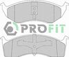 Набір гальмівних прокладок, дискове гальмо PROFIT 5000-1098