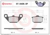 BREMBO Brake Pad Set, disc brake 07KA08SP