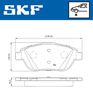 комплект спирачно феродо, дискови спирачки