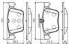 Bosch Brake Pad Set 0 986 494 658 (0986494658)