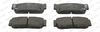 Комплект тормозных колодок, дисковый тормоз FERODO FDB4000 (23931, 23932, 23933)