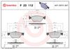 BREMBO Brake Pad Set, disc brake P 23 112