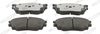 Ferodo Brake Pad Set, disc brake FDB1707