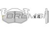 Комплект гальмівних колодок, дискове гальмо BREMSI BP2217 (20635, 20790, 20859, 20860, SPA217)