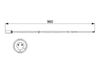 Bosch Warning Contact, brake pad wear 1 987 473 523