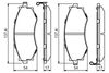 Bosch Brake Pad Set, disc brake 0 986 494 571
