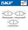 комплект спирачно феродо, дискови спирачки
