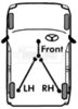 Borg & Beck brake cable- rh rear - BKB3657