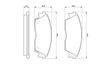 Bosch Brake Pad Set, disc brake 0 986 460 972
