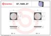 BREMBO Brake Pad Set, disc brake 07YA0527